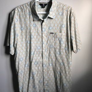 Mens Large Volcom Button Up